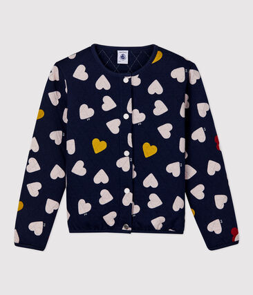 PETIT BATEAU - Cardigan en tubique matelassé enfant fille